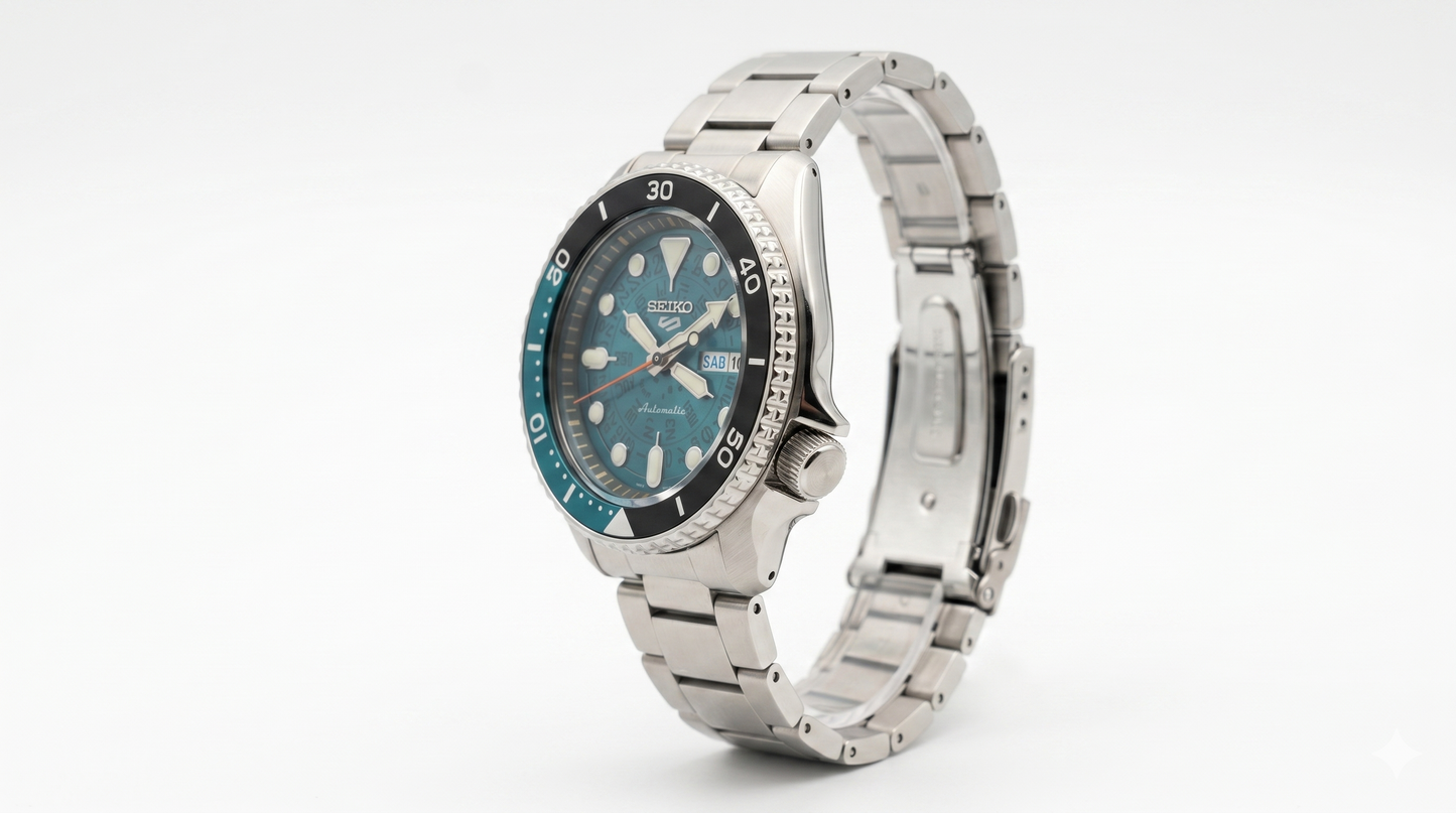 SEIKO 5 SONAR SRPJ45K1 BLUE DIAL - MEN'S AUTOMATIC