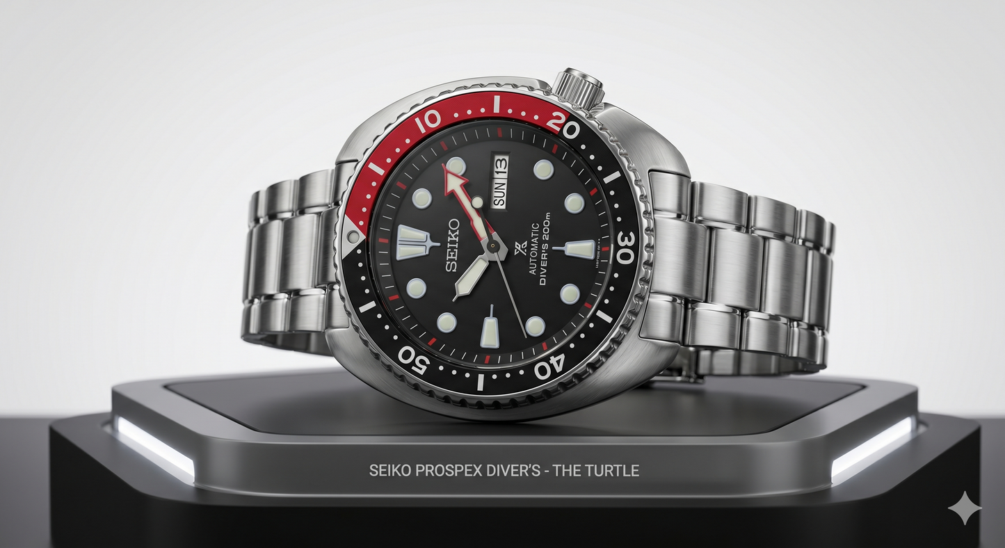 SEIKO PROSPEX TURTLE COKE SRP789J1 BLACK DIAL - MEN'S AUTOMATIC