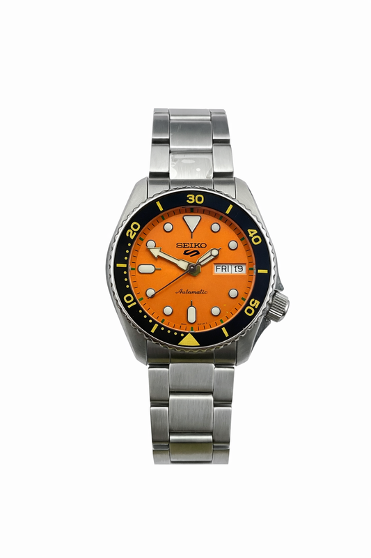 SEIKO 5 SRPK35K1 ORANGE DIAL - MEN'S AUTOMATIC