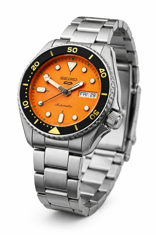 SEIKO 5 SRPK35K1 ORANGE DIAL - MEN'S AUTOMATIC