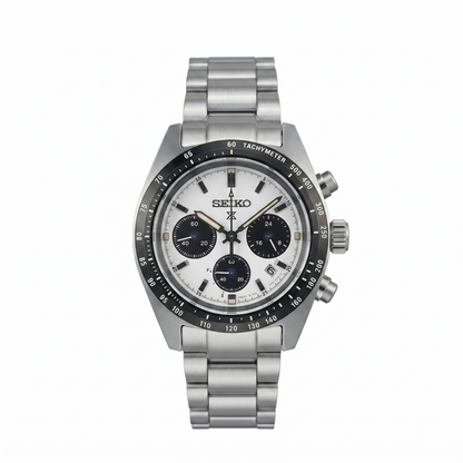 SEIKO PROSPEX PANDA V1 SSC813P1 WHITE DIAL - MEN'S AUTOMATIC