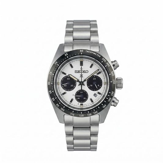 SEIKO PROSPEX PANDA V1 SSC813P1 WHITE DIAL - MEN'S AUTOMATIC