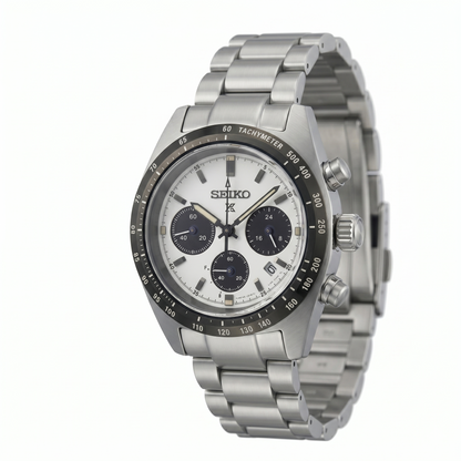 SEIKO PROSPEX PANDA V1 SSC813P1 WHITE DIAL - MEN'S AUTOMATIC