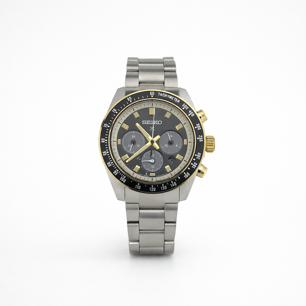 SEIKO PROSPEX CIRCUIT RACE SSC941P1 BLACK DIAL - MEN'S AUTOMATIC