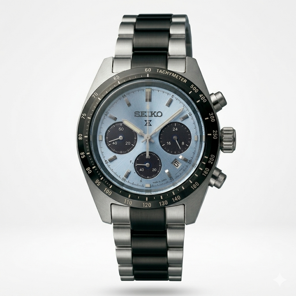 SEIKO PROSPEX V1 BLUE ICE SSC909P1 BLUE DIAL - MEN'S AUTOMATIC