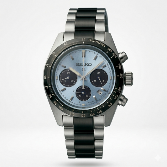 SEIKO PROSPEX V1 BLUE ICE SSC909P1 BLUE DIAL - MEN'S AUTOMATIC