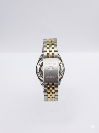 SEIKO 5 21 JEWELS SNKL24K1 WHITE DIAL - MEN'S AUTOMATIC