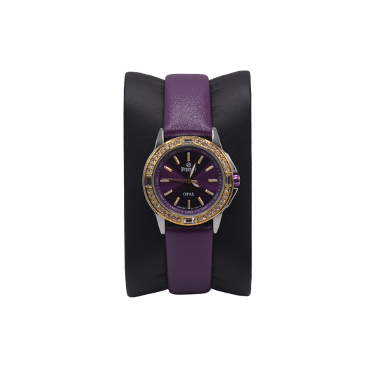 SVESTON OPAL SV-11322L PURPLE DIAL - WOMEN'S QUARTZ