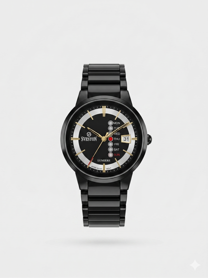 SVESTON LUMIERE SV-7555G BLACK DIAL - MEN'S QUARTZ