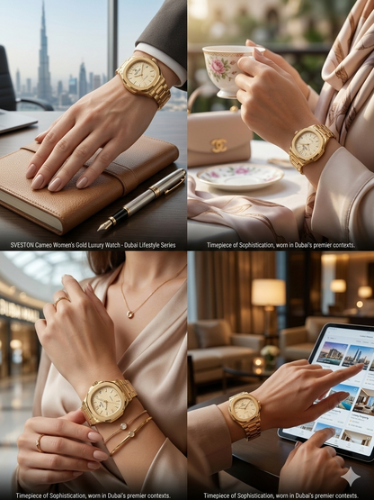SVESTON CAMEO 19051L GOLD DIAL - WOMEN'S QUARTZ