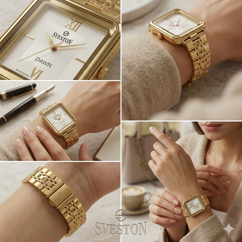 SVESTON DAWN SV-19037L WHITE DIAL - WOMEN'S QUARTZ