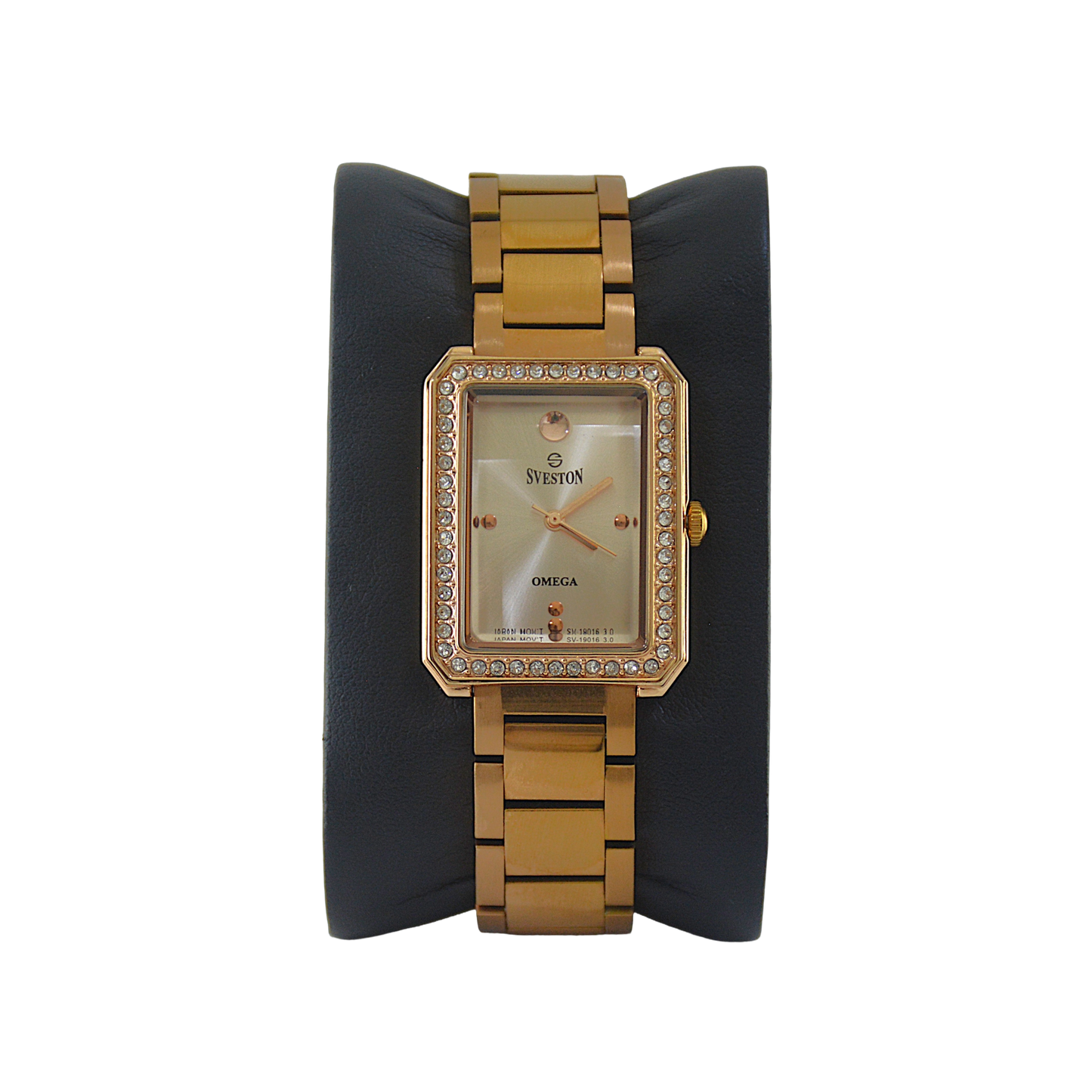 SVESTON OMEGA SV-19016L ROSE-GOLD DIAL - WOMEN'S QUARTZ