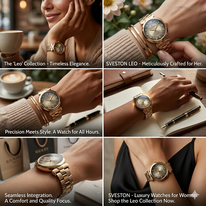 SVESTON LEO SV-19045L ROSE-GOLD DIAL - WOMEN'S QUARTZ