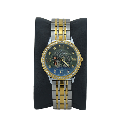 SVESTON VINTAGE SV-19042L GREEN DIAL - WOMEN'S QUARTZ