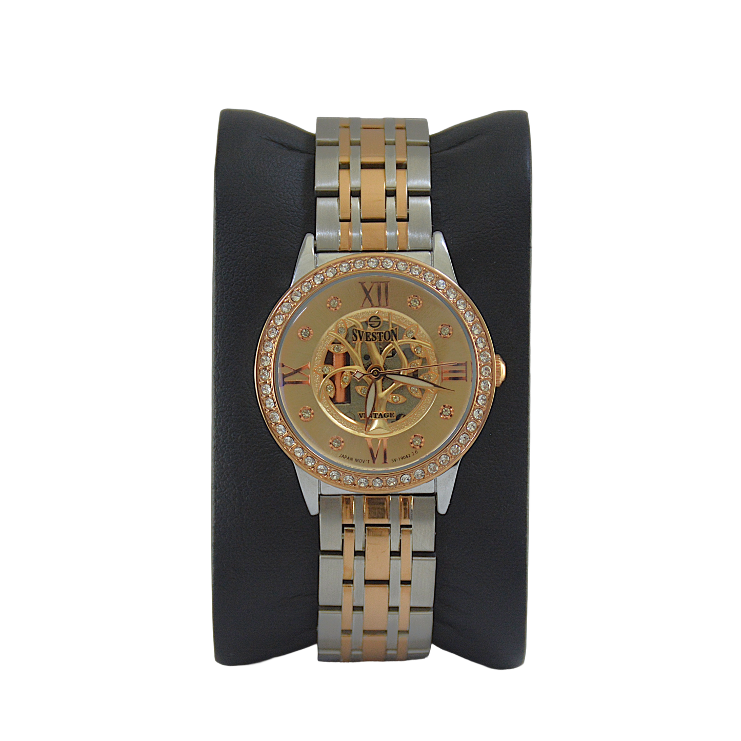 SVESTON VINTAGE SV-19042L ROSE-GOLD DIAL - WOMEN'S QUARTZ